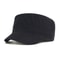 Washed Cotton Military Cap for Men Women Vintage Flat Top Hat