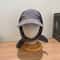 Womens Wide Brim Sun Hat With Scarf Tie For Beach Camping And Outdoor UV Coverage 1