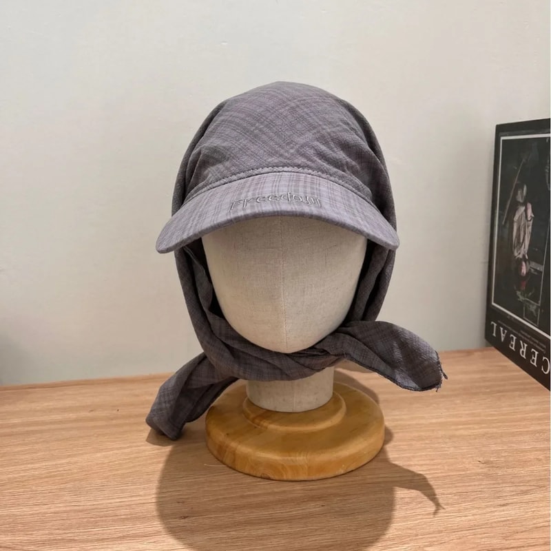 Womens Wide Brim Sun Hat With Scarf Tie For Beach Camping And Outdoor UV Coverage 1