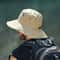 Wide Brim UV Protection Sun Hat with Breathable Mesh and Chin Strap