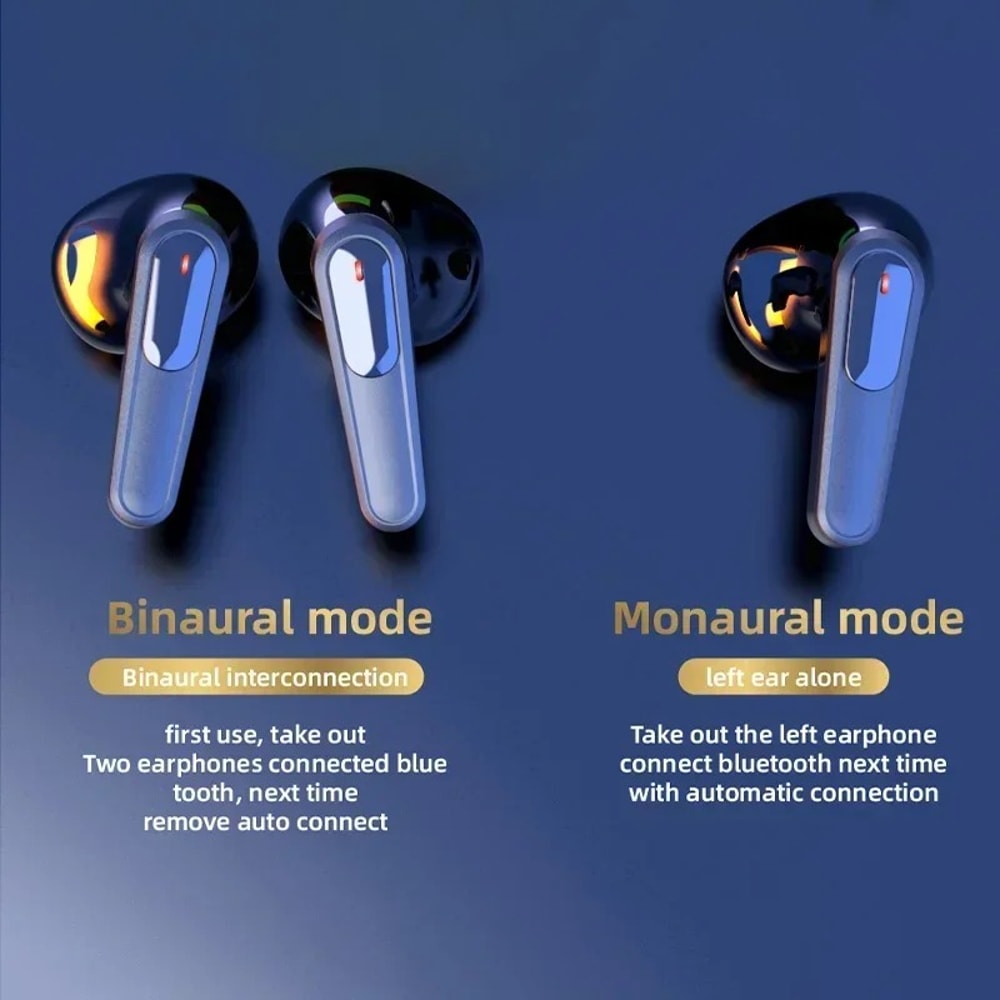 PureAudio HiFi Stereo Wireless Headphones Noise Reduction Sports Earbuds with Bluetooth