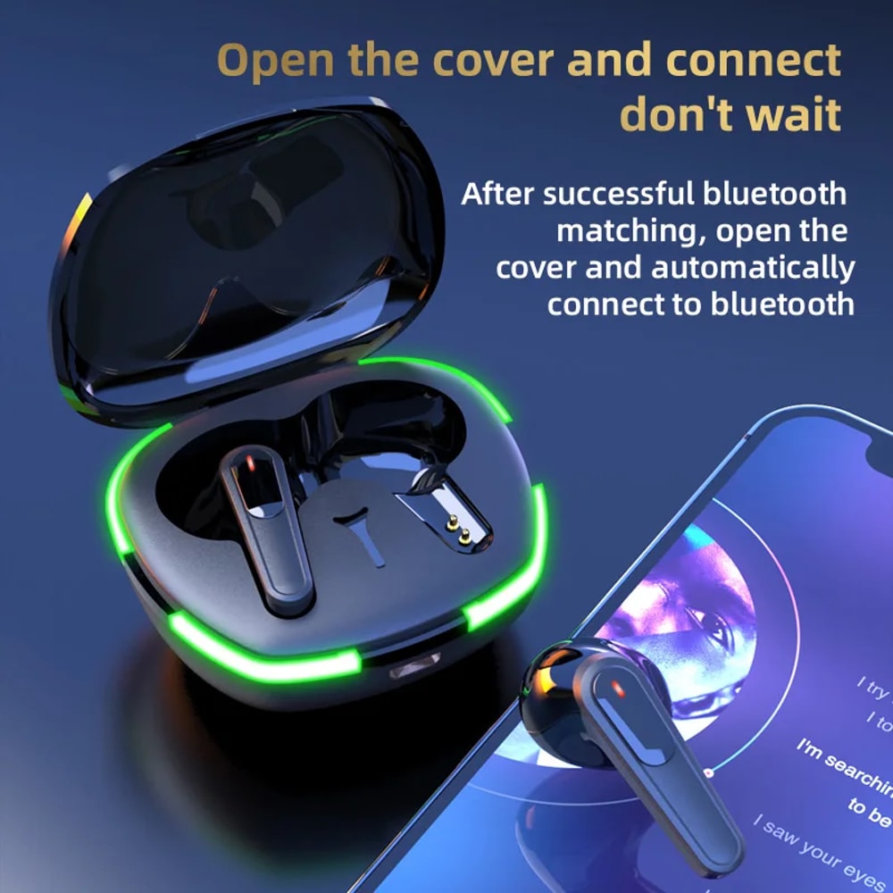 Wireless Noise Reduction Sports Earbuds HiFi Stereo Bluetooth Headphones 4