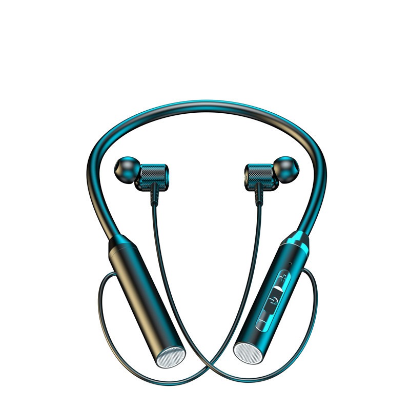 Universal Wireless Neckband Headphones With Magnetic Earbuds And Built In Mic 4