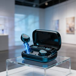 tws wireless earbuds: noise canceling sports headphones with bluetooth microphone and caixa de som gamer case