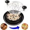 Large Chicken Breast Shredder Tool With Visible Lid And Rotating Handle 0