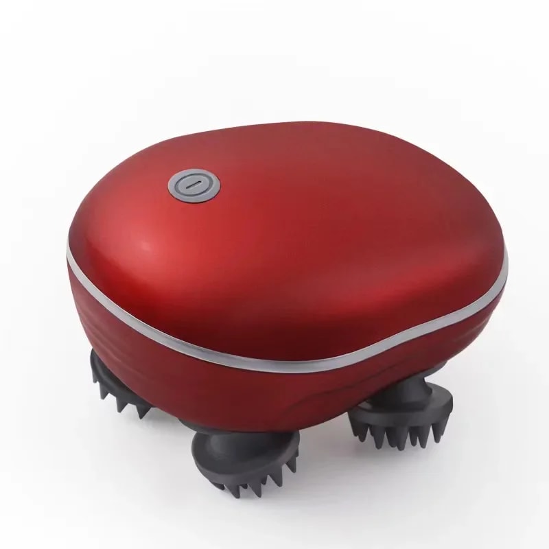 Red Light Therapy Electric Scalp Massager for Hair Growth & Stress Relief