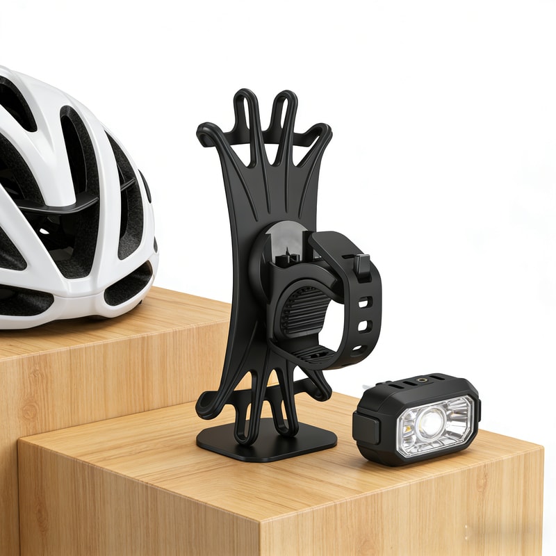 Shockproof Silicone Bike Phone Holder Universal Handlebar Mount