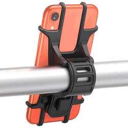 universal silicone bike mount rotatable handlebar phone bracket
