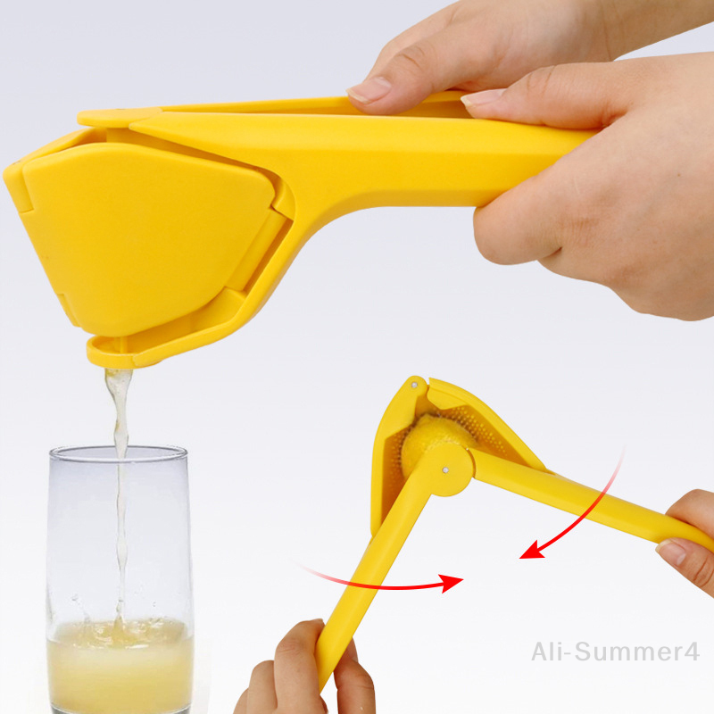 Effortless Manual Citrus Press Flat Folding Food Grade Lemon Squeezer 2