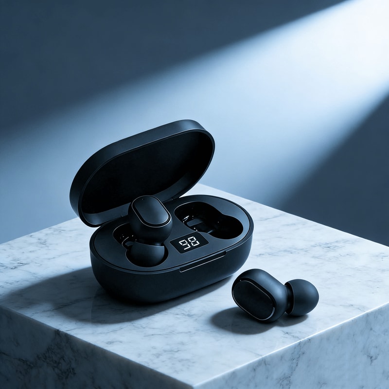 TWS Bluetooth Earphones Noise Cancelling Wireless Headphones With Microphone For All Smartphones 0