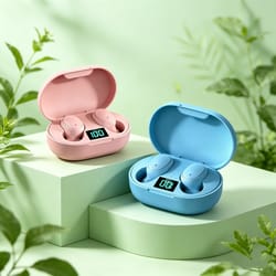 tws wireless noise cancelling earphones with hd microphone