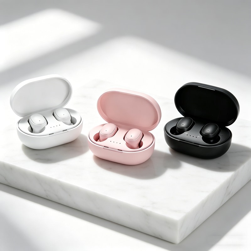 TWS Wireless Bluetooth Headset with Noise Cancelling Mic Earbuds