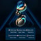 Stereo Wireless Earbuds Waterproof Sport Bluetooth Headphones with Touch Control