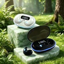 sonicpulse true wireless waterproof earbuds deep bass stereo headphones
