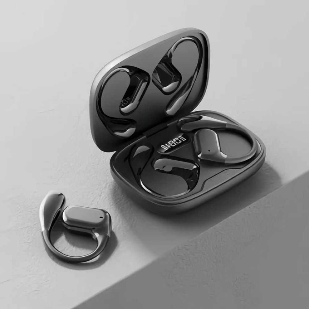 AeroFit Pro Wireless Sports Earbuds with ENC Noise Canceling & Secure Ear Hooks