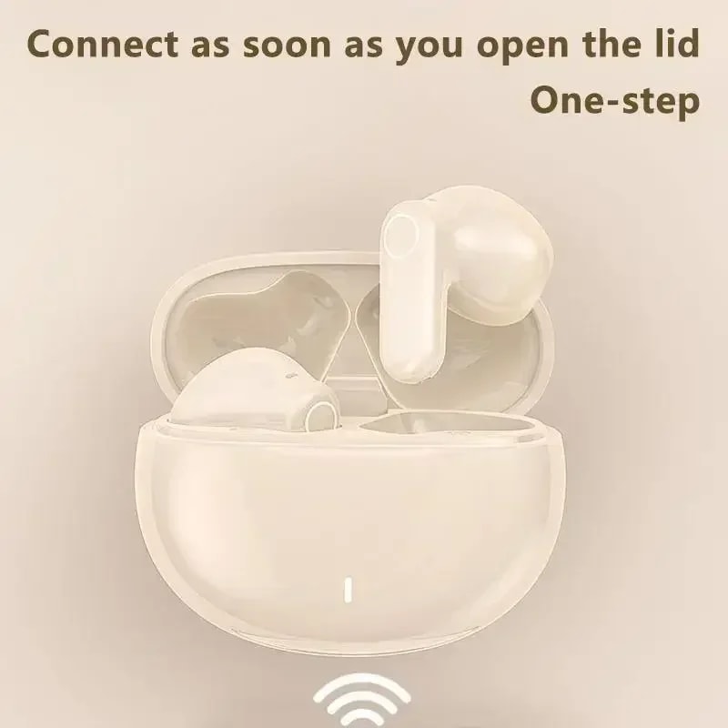 AuraTune Mini Bluetooth Earbuds Ultra Comfortable Noise Cancelling Wireless Headphones for Immersive High Sound Quality