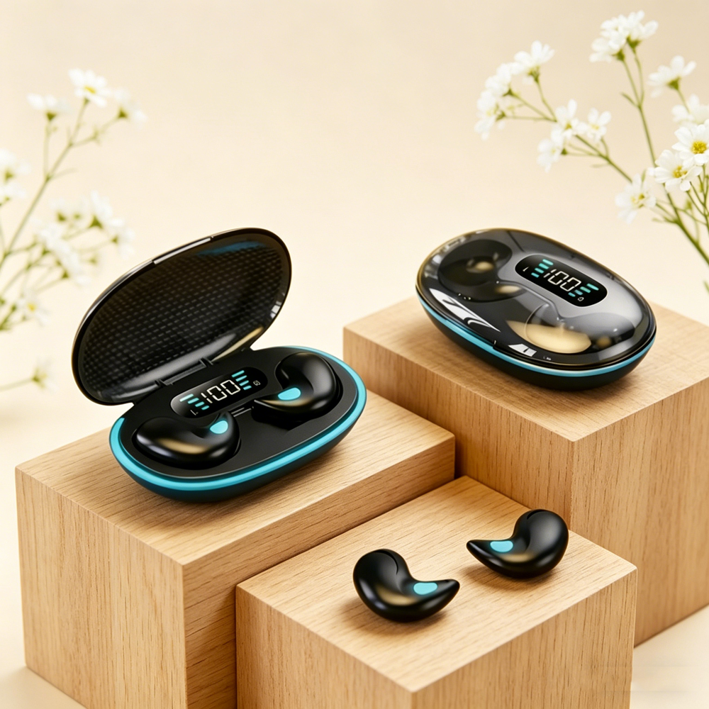 Wireless Over Ear Bluetooth Earbuds with Secure Ear Hooks and Deep Bass