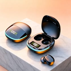 apexsound tws wireless bluetooth earphones smart touch control sports headphones with mic and gaming mode