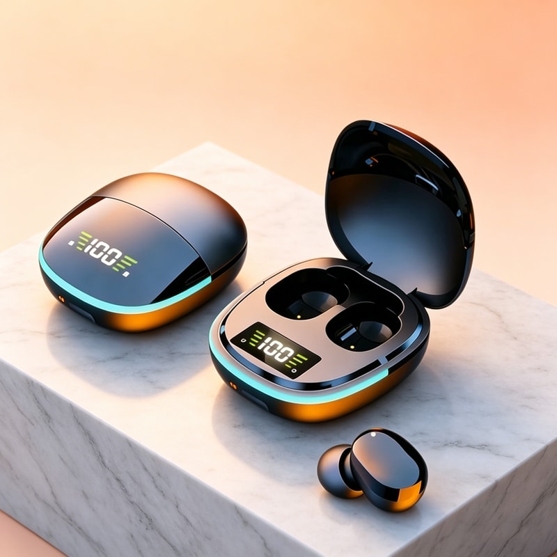 ApexSound TWS Wireless Bluetooth Earphones Smart Touch Control Sports Headphones with Mic and Gaming Mode