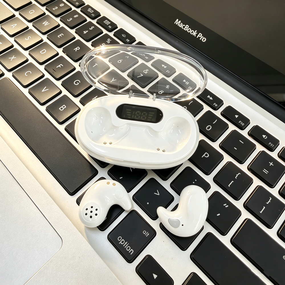 Ultra Compact Mini Bluetooth Earbuds with Noise Reduction Sport & Sleep Friendly Wireless Earphones with Hi Fi Stereo