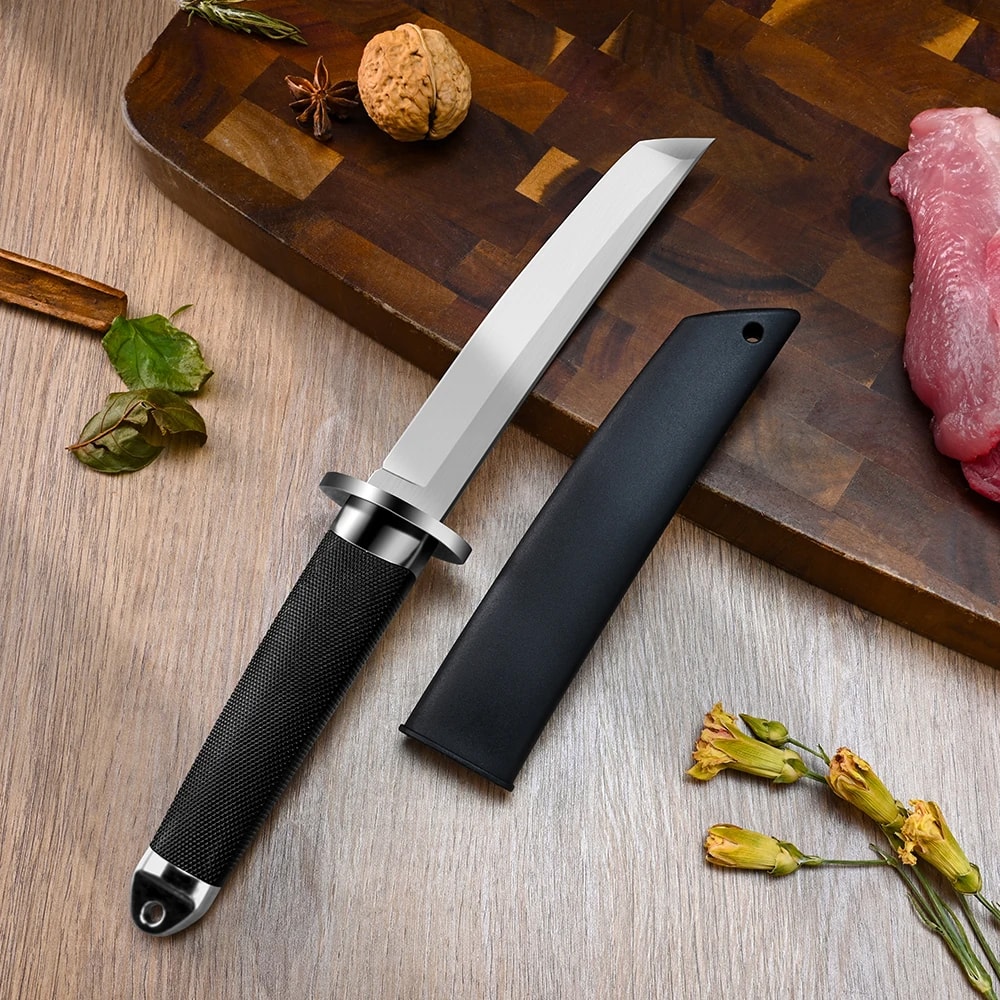 Premium Hand Forged Kitchen Knife Precision Fruit Butcher Tool With Wood Handle 6