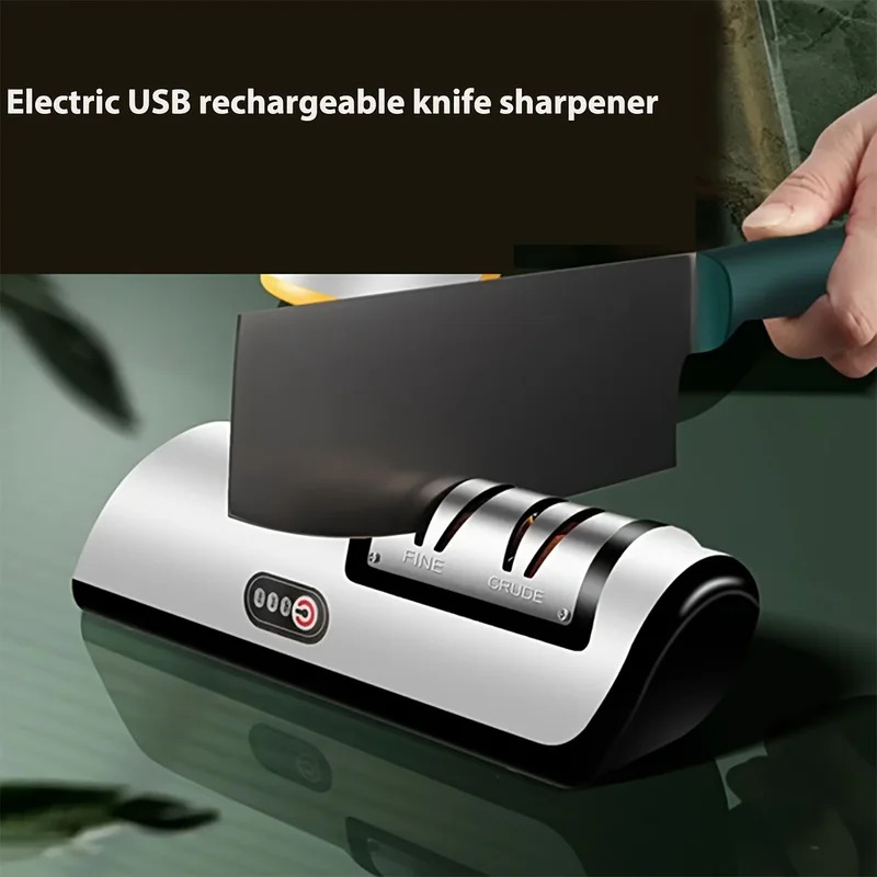 Premium Electric Knife Sharpener Automatic Stage Kitchen Knife Sharpener For Fast Professional Resu 5
