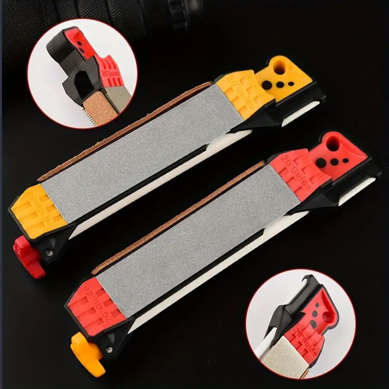 Double Sided Diamond Knife Sharpener Whetstone for Kitchen Knives