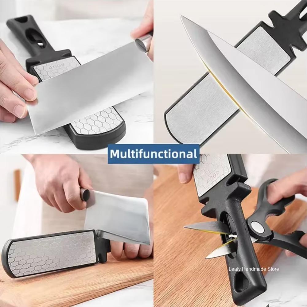 Premium Kitchen Diamond Whetstone Knife Sharpener Double Sided Knife Sharpening Stone For Ceramic 3