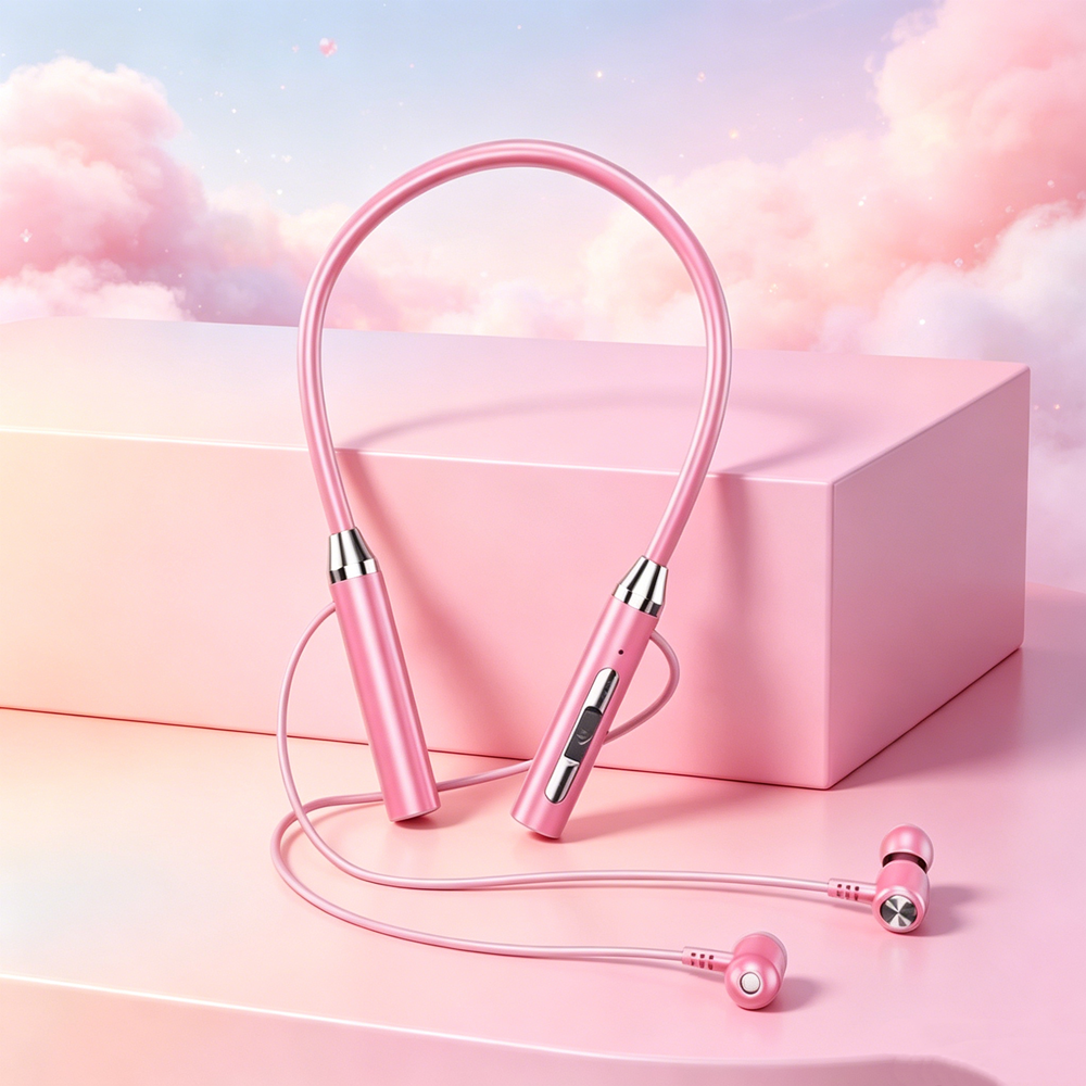 Magnetic Bluetooth Sports Neckband Headphones with Mic