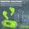 Smart Display Wireless Earbuds with Mic Bluetooth TWS Headphones for Sport