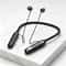 LED Display Wireless Neckband Headphones with Mic and TF Card