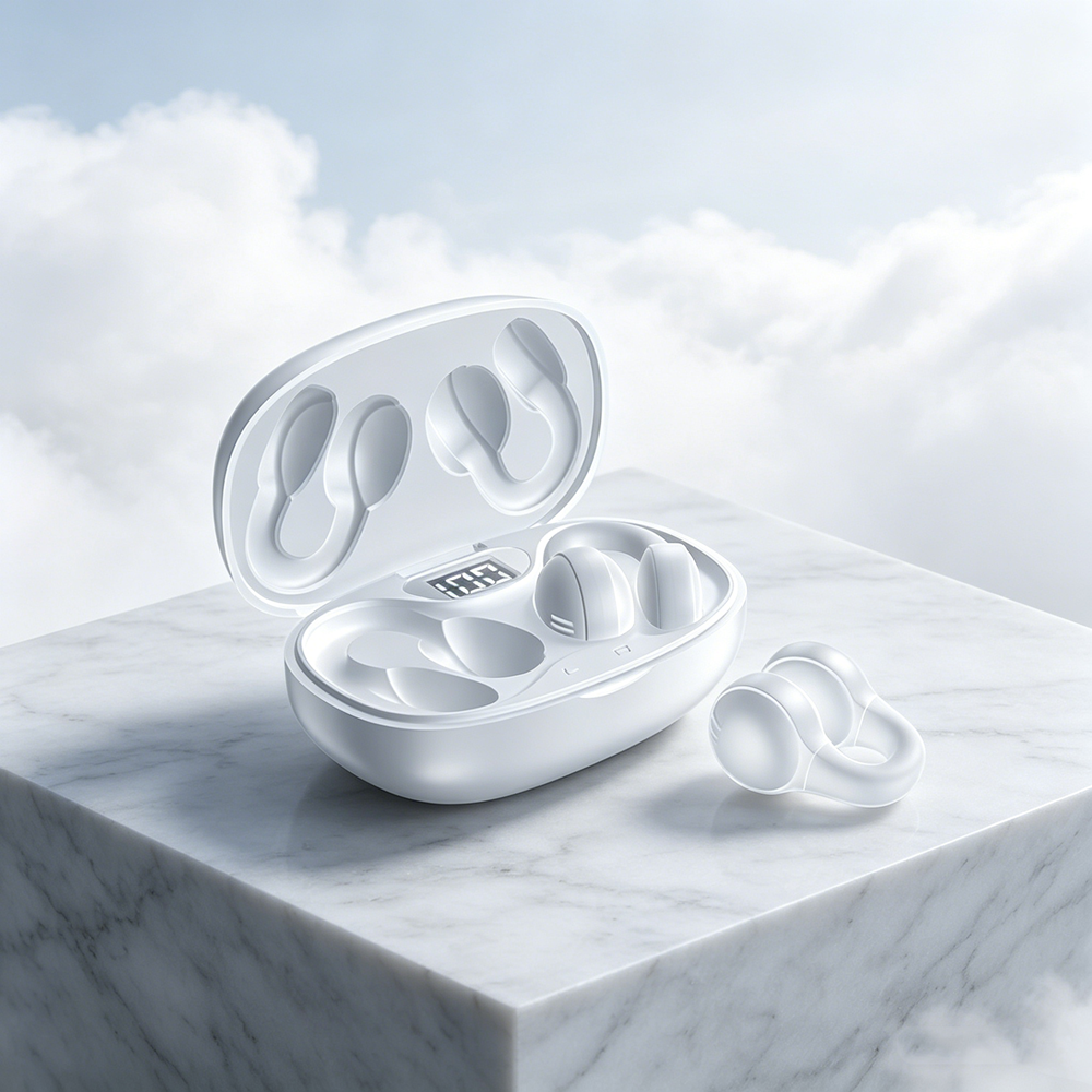 Wireless Earbuds with LED Power Display Noise Reduction Mic and Touch Control