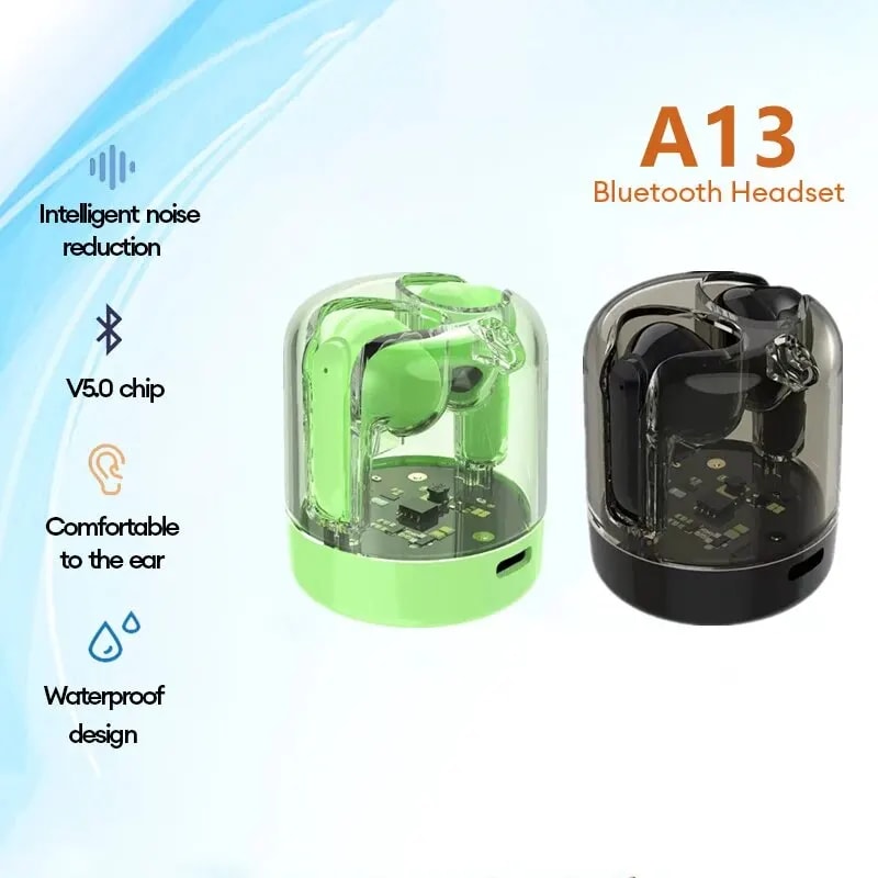 Premium Bluetooth Earbuds with Noise Cancellation & Waterproof Comfort