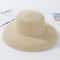 Elegant Wide Brim Straw Sun Hat Packable Beach Panama Hat For Women 8