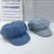 Chic Denim Octagonal Beret Vintage Newsboy Cap For Women 0