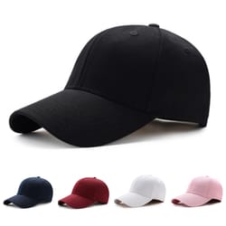 classic cotton adjustable baseball cap minimalist everyday dad hat