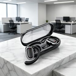 aerobeat music bucket wireless gaming earbuds with rgb light effect