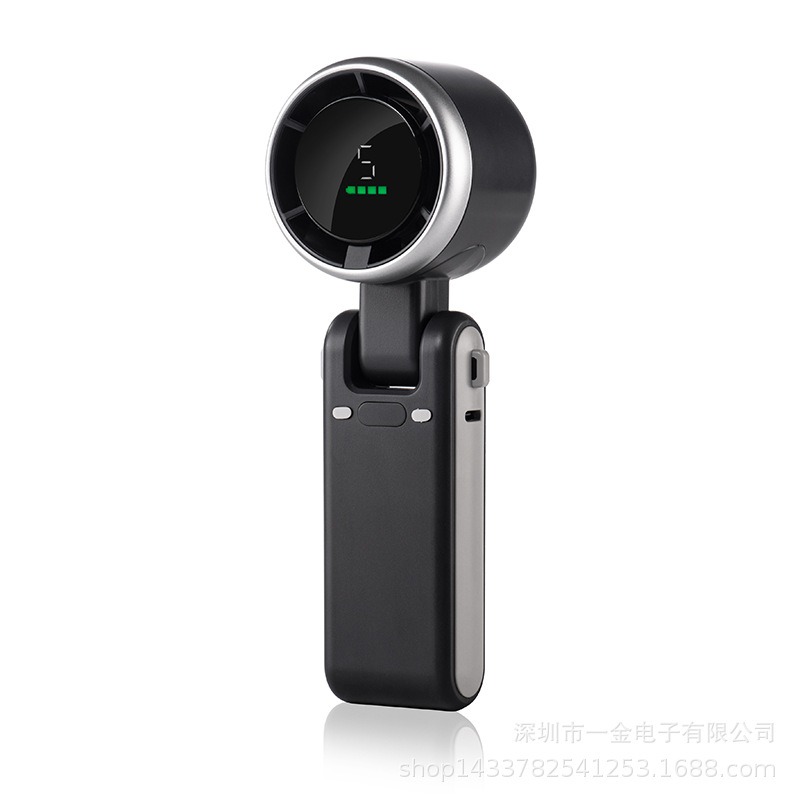 FrostStream Pro Rechargeable Ice Cooling Personal Fan High Speed Handheld Turbo Fan With Smart LED 7