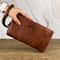 Premium Mens Business Large Capacity Clutch Bag Wallet Double Compartment Long Zipper Wallet 4