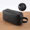 Mens PU Leather Wristlet Clutch Bag with Zipper Organizer
