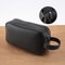 Mens PU Leather Wristlet Clutch Bag with Zipper Organizer