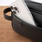 Mens PU Leather Wristlet Clutch Bag with Zipper Organizer