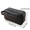 Mens PU Leather Wristlet Clutch Bag with Zipper Organizer