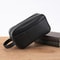 Mens PU Leather Wristlet Clutch Bag with Zipper Organizer
