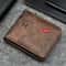 Slim Mens Zippered PU Wallet With Coin Pocket And Compact Card Holder 5
