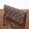 Premium Mens Clutch Wallet Large Capacity Long Wallet With Wristlet Strap 1