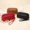 Premium Womens Genuine Leather Wallet Double Zip Clutch Purse Phone Wristlet 1