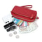 Premium Womens Genuine Leather Wallet Double Zip Clutch Purse Phone Wristlet 3