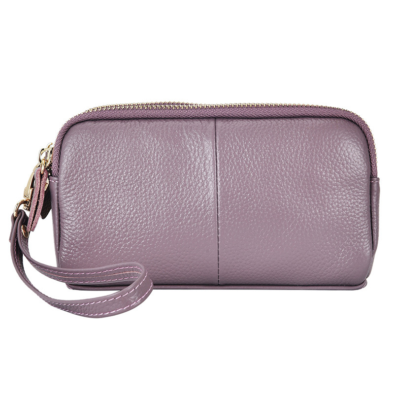 Genuine Leather Wristlet Wallet For Women With Phone Pocket 5