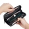 Premium Mens Long Wallet with Zipper Large Capacity Wallet & Multi Card Organizer